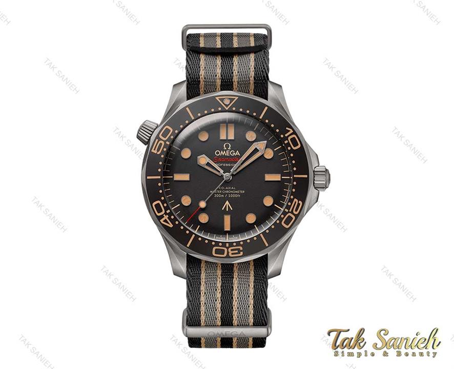 ساعت مردانه امگا سیمستر جیمزباند007 اتوماتیک بند برزنت Omega-3884-G